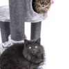 cat tree charlotte 180 – grey – 12cm post – with hammock