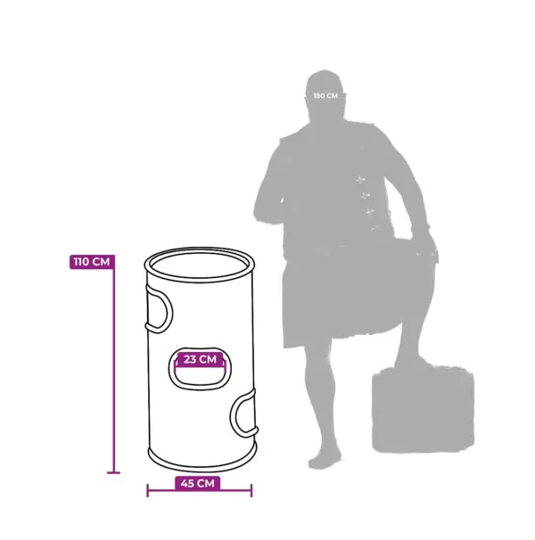 scratching barrel dome 110